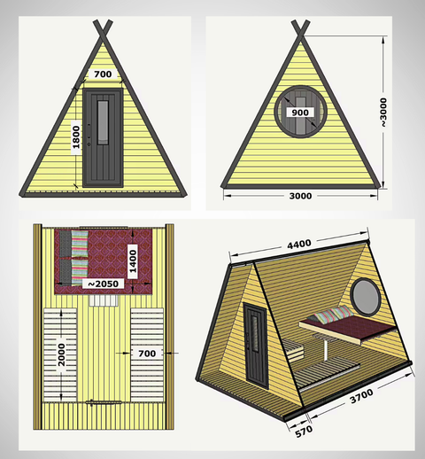 Campinghaus inti Bausatz