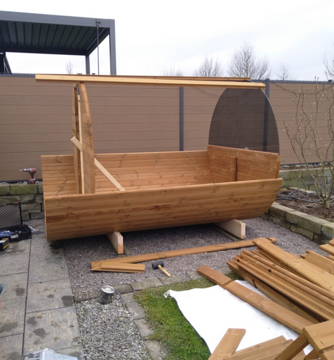 Saunafass iso 3,5m Bausatz