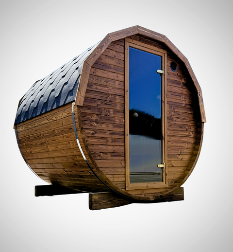 rundes Thermoholz Saunafass tynny