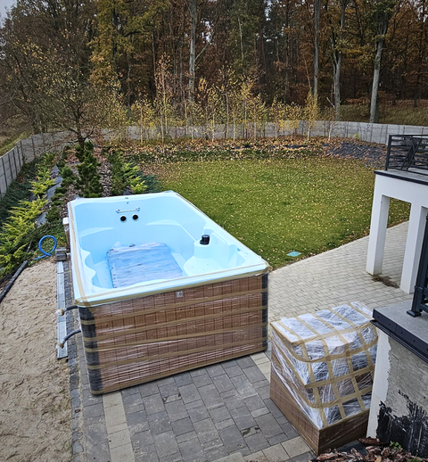 Holz-Aufstellpool allas combi