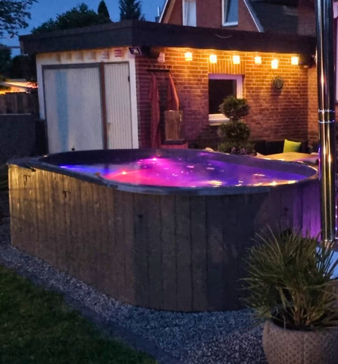 Holz-Aufstellpool allas S