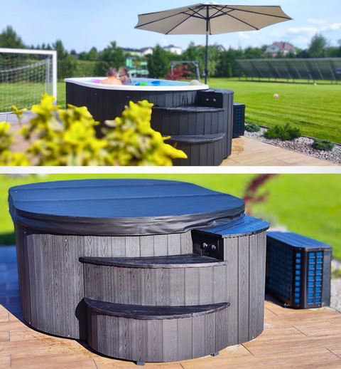 Holz-Aufstellpool allas S