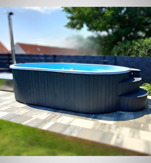 Holz-Aufstellpool allas S