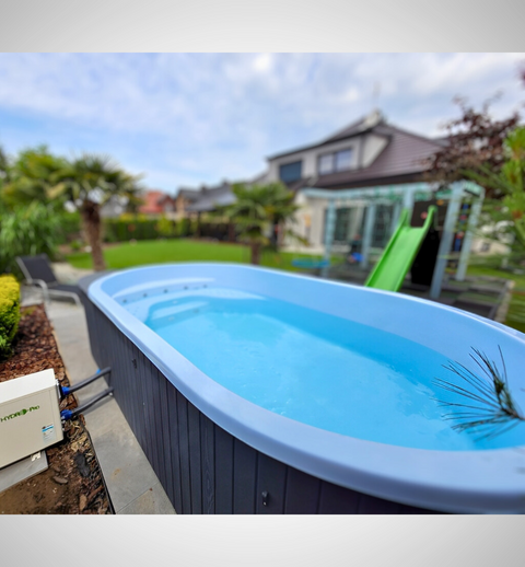 Holz-Aufstellpool allas S
