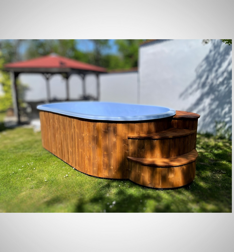 Holz-Aufstellpool allas S
