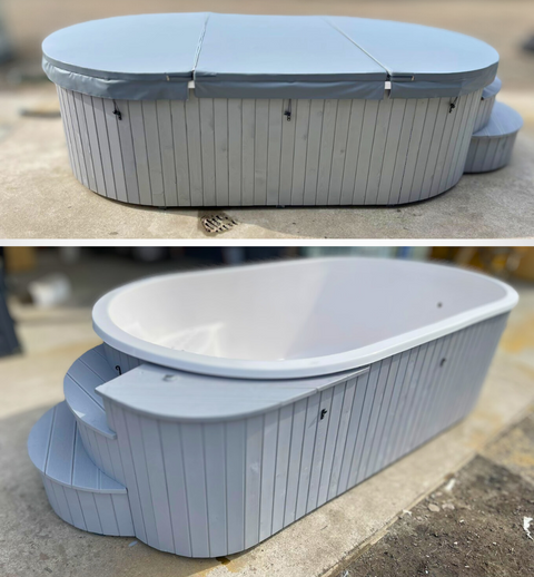 Holz-Aufstellpool allas S