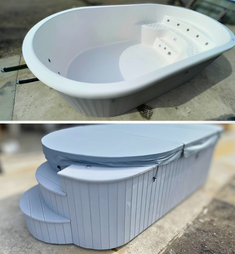 Holz-Aufstellpool allas S