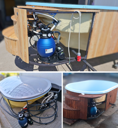 Holz-Aufstellpool allas S