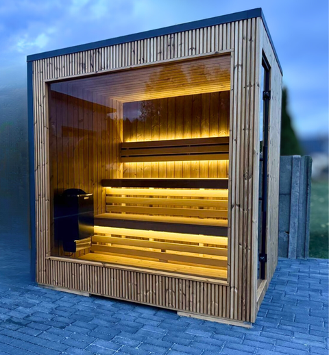 Premium Thermoholz Saunahaus salo 250x220