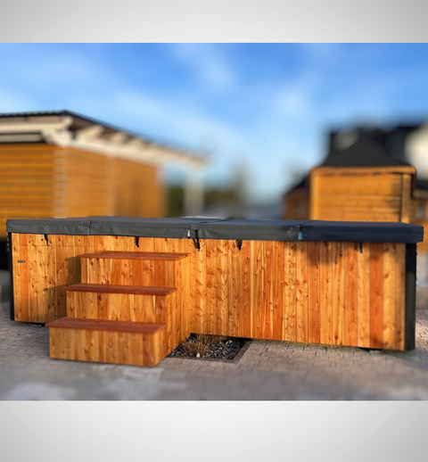 Holz-Aufstellpool allas combi