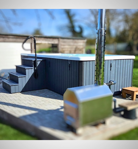 Holz-Aufstellpool allas M
