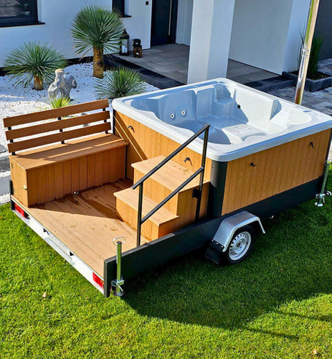 mobiles Whirlpool Spa