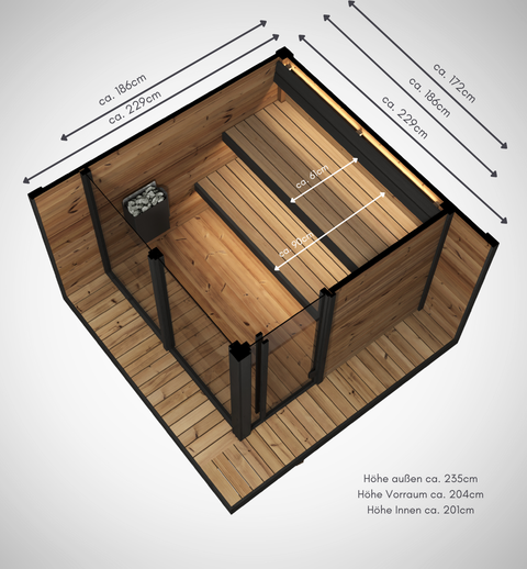 Mini Sauna muka L