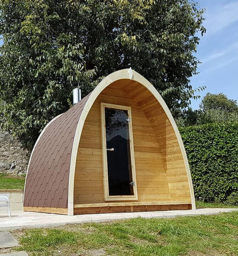 Thermoholz Saunapod iglu Bausatz