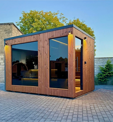 Thermoholz 2-Raum Saunahaus jalon 350x220