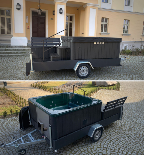 mobiles Whirlpool Spa