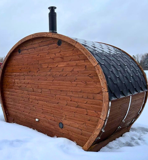 Thermoholz ovale Sauna soiki