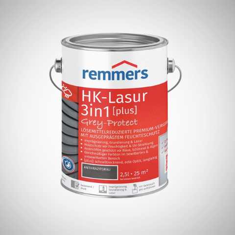 Remmers HK-Lasur 3in1 PLUS Grey-Protect