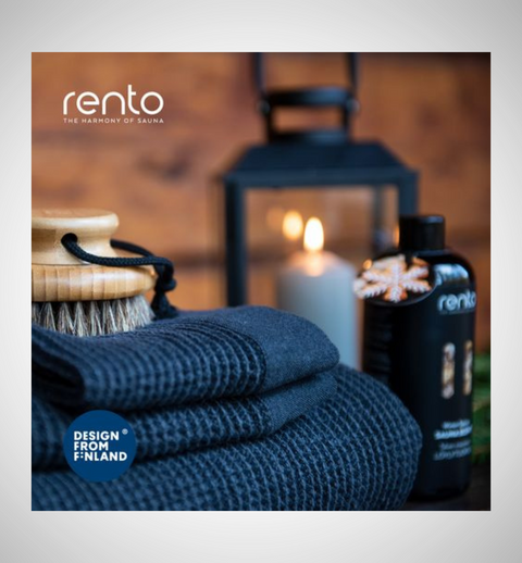 Rento Handtuch anthrazit