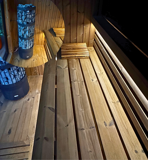 Thermoholz 1-Raum Saunahaus salo 250x220