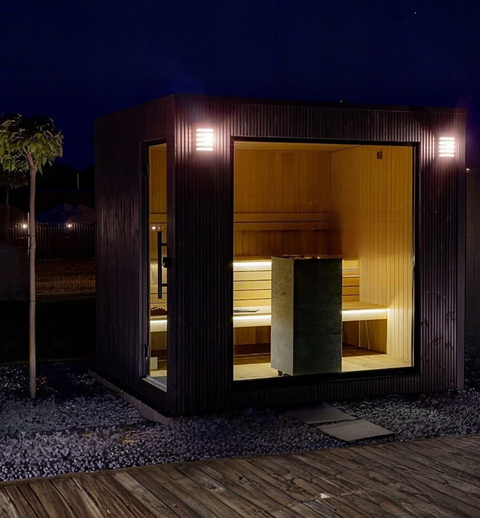 Thermoholz 1-Raum Saunahaus salo 250x220